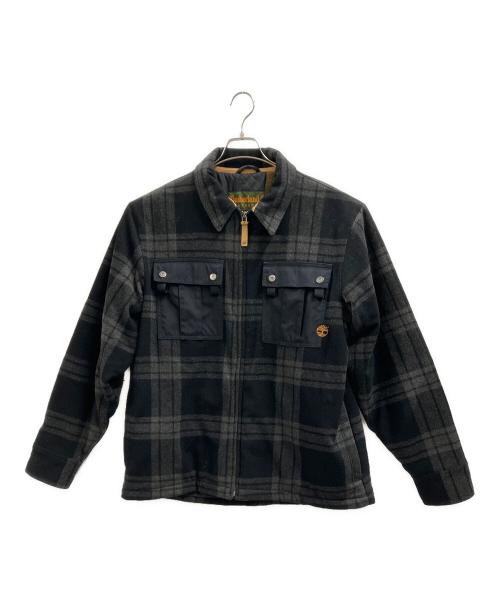 Timberland（ティンバーランド）Timberland (ティンバーランド) Timberland　ジップアップジャケット ブラック サイズ:Mの古着・服飾アイテム
