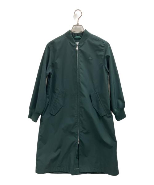 LACOSTE（ラコステ）LACOSTE (ラコステ) LACOSTE　ルーズフィットAラインボマーコート グリーン サイズ:34の古着・服飾アイテム