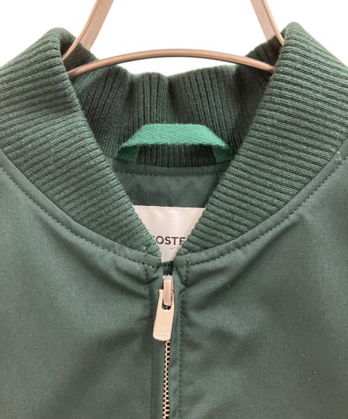 LACOSTE（ラコステ）LACOSTE (ラコステ) LACOSTE　ルーズフィットAラインボマーコート グリーン サイズ:34の古着・服飾アイテム