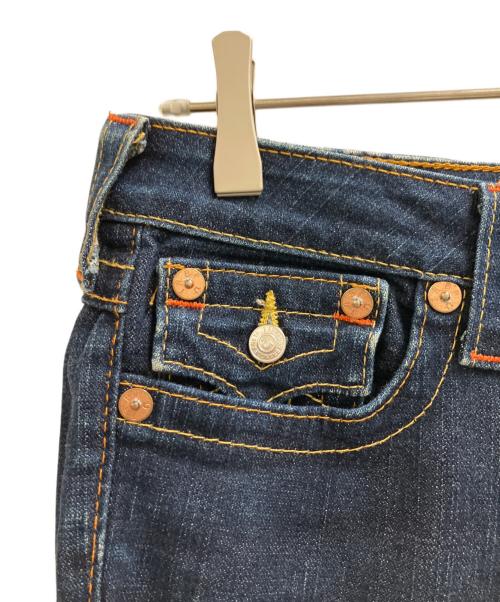 TRUE RELIGION（トゥルー レリジョン）TRUE RELIGION (トゥルー レリジョン) TRUE RELIGION　フレアデニムパンツ インディゴ サイズ:28の古着・服飾アイテム