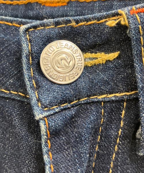 TRUE RELIGION（トゥルー レリジョン）TRUE RELIGION (トゥルー レリジョン) TRUE RELIGION　フレアデニムパンツ インディゴ サイズ:28の古着・服飾アイテム