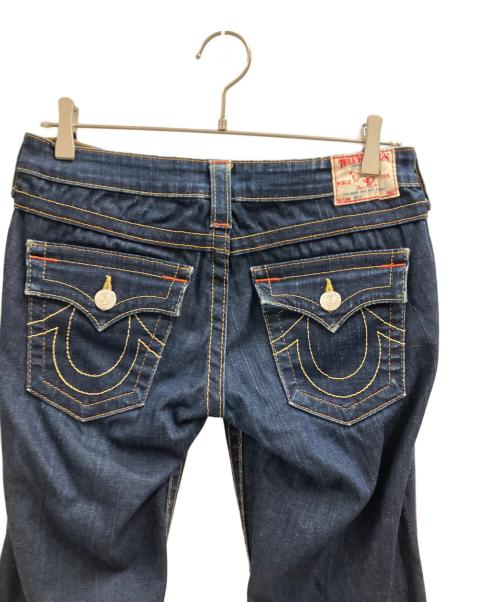 TRUE RELIGION（トゥルー レリジョン）TRUE RELIGION (トゥルー レリジョン) TRUE RELIGION　フレアデニムパンツ インディゴ サイズ:28の古着・服飾アイテム