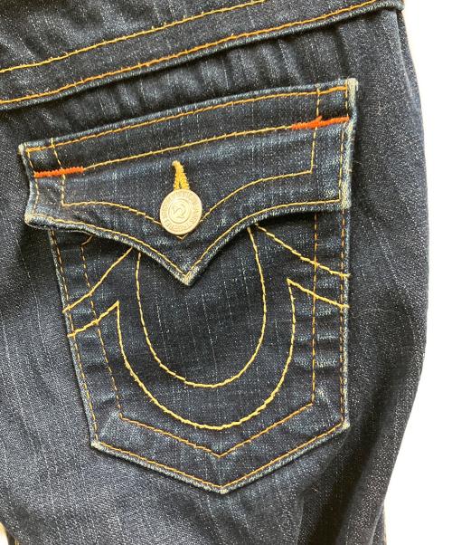 TRUE RELIGION（トゥルー レリジョン）TRUE RELIGION (トゥルー レリジョン) TRUE RELIGION　フレアデニムパンツ インディゴ サイズ:28の古着・服飾アイテム