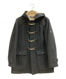 BURBERRY BLACK LABEL（バーバリーブラックレーベル）の古着「ダッフルコート」｜ブラック