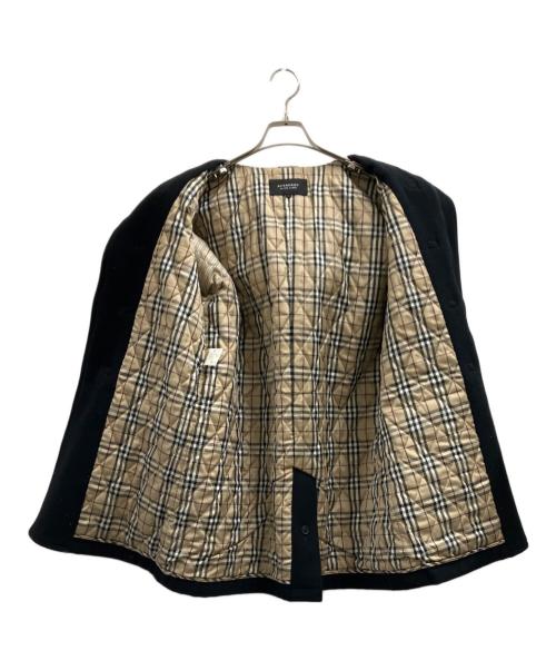 BURBERRY BLACK LABEL（バーバリーブラックレーベル）BURBERRY BLACK LABEL (バーバリーブラックレーベル) ダッフルコート ブラック サイズ:Lの古着・服飾アイテム