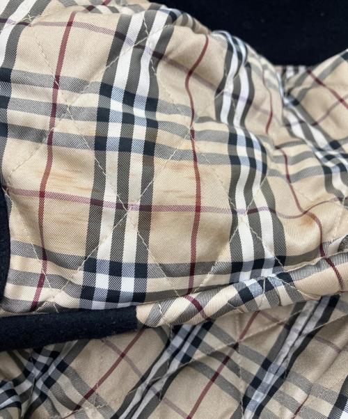 BURBERRY BLACK LABEL（バーバリーブラックレーベル）BURBERRY BLACK LABEL (バーバリーブラックレーベル) ダッフルコート ブラック サイズ:Lの古着・服飾アイテム