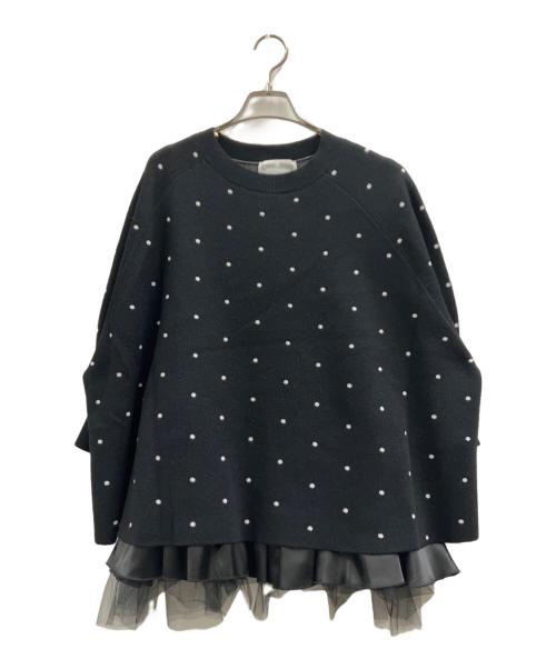 BEARDSLEY（ビアズリー）BEARDSLEY (ビアズリー) チュチュキャミニット ブラック サイズ:FREEの古着・服飾アイテム