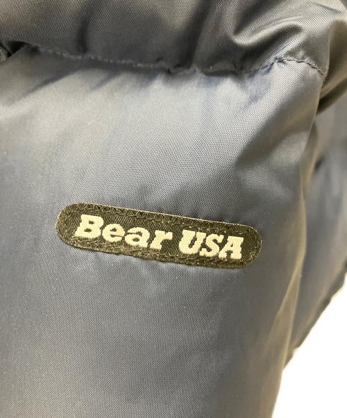 Bear（ベアー）Bear (ベアー) Bear　リバーシブルダウンジャケット ネイビー サイズ:Mの古着・服飾アイテム