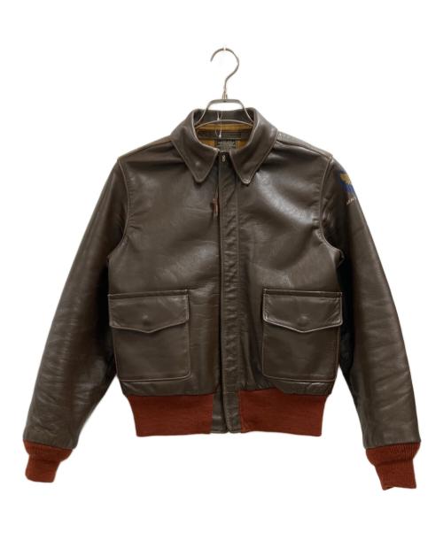 BUZZ RICKSON'S（バズリクソンズ）Buzz Rickson's (バズリクソンズ) Buzz Rickson's　レザージャケット ブラウン サイズ:36の古着・服飾アイテム