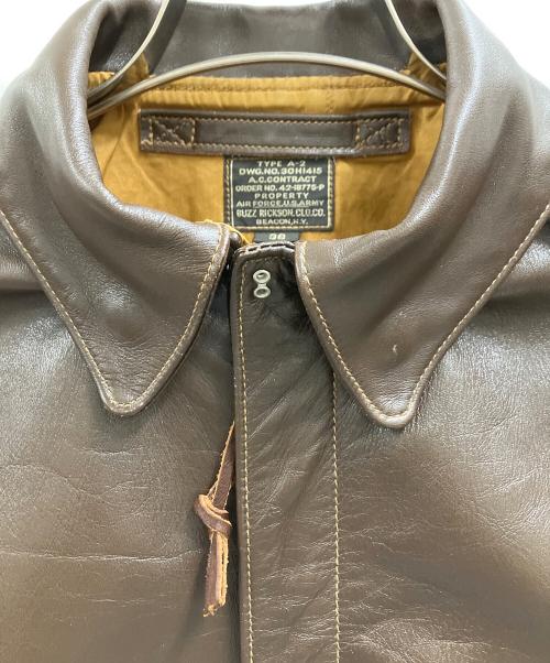 BUZZ RICKSON'S（バズリクソンズ）Buzz Rickson's (バズリクソンズ) Buzz Rickson's　レザージャケット ブラウン サイズ:36の古着・服飾アイテム