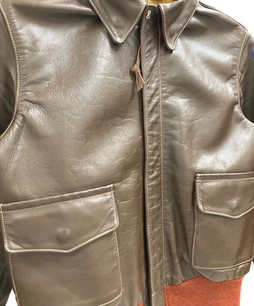 BUZZ RICKSON'S（バズリクソンズ）Buzz Rickson's (バズリクソンズ) Buzz Rickson's　レザージャケット ブラウン サイズ:36の古着・服飾アイテム