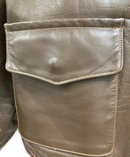 BUZZ RICKSON'S（バズリクソンズ）Buzz Rickson's (バズリクソンズ) Buzz Rickson's　レザージャケット ブラウン サイズ:36の古着・服飾アイテム