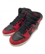 NIKEナイキ）の古着「AIR JORDAN 1 HIGH 85 VARSITY RED/ハイカットスニーカー」｜レッド×ブラック