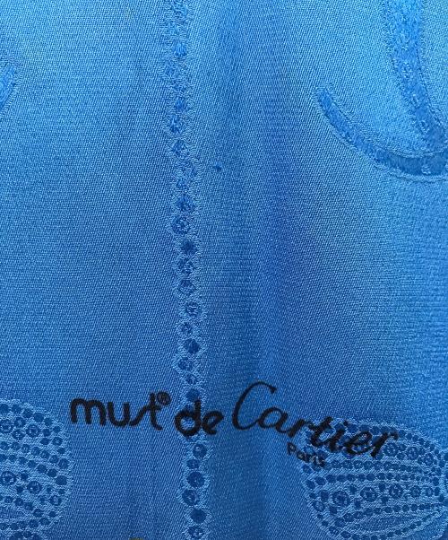 murt de cartier（マストドゥカルティエ）murt de Cartier (マストドゥカルティエ) スカーフ ブルーの古着・服飾アイテム