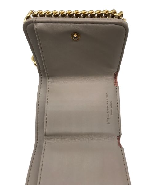 STELLA McCARTNEY（ステラマッカートニー）STELLA McCARTNEY (ステラマッカートニー) トライフォールドウォレット ベージュの古着・服飾アイテム