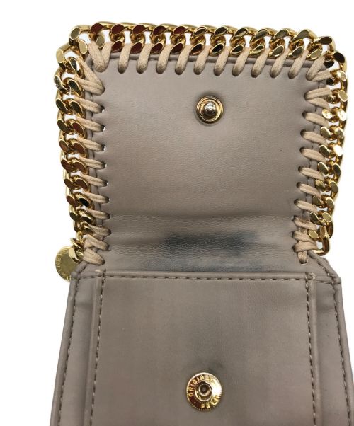 STELLA McCARTNEY（ステラマッカートニー）STELLA McCARTNEY (ステラマッカートニー) トライフォールドウォレット ベージュの古着・服飾アイテム