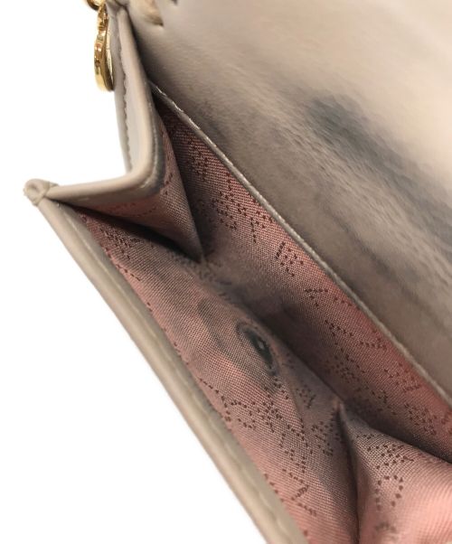 STELLA McCARTNEY（ステラマッカートニー）STELLA McCARTNEY (ステラマッカートニー) トライフォールドウォレット ベージュの古着・服飾アイテム