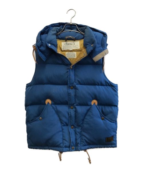 NEIGHBORHOOD（ネイバーフッド）NEIGHBORHOOD (ネイバーフッド) Class-5ダウンベスト ブルー サイズ:Mの古着・服飾アイテム