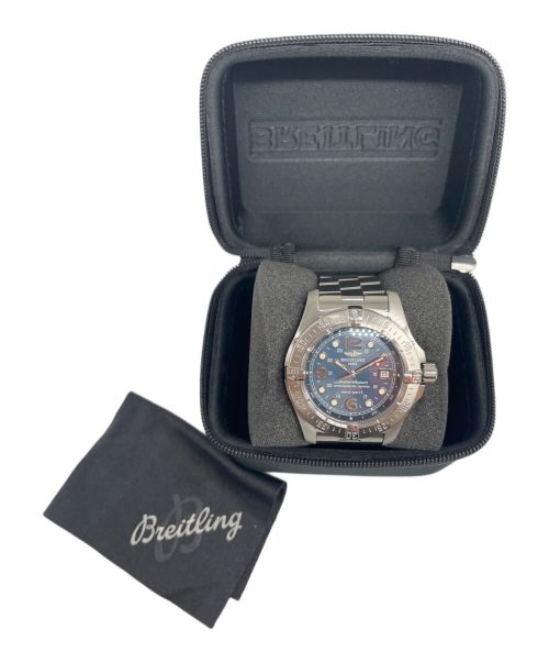BREITLING（ブライトリング）BREITLING (ブライトリング) スーパーオーシャン スティールフィッシュ X-プラスRef. A17390 ネイビー サイズ:44mmの古着・服飾アイテム