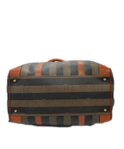 FENDI（フェンディ）FENDI (フェンディ) ボストンバッグ ブラウン×ブラックの古着・服飾アイテム