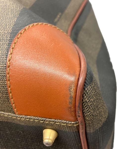 FENDI（フェンディ）FENDI (フェンディ) ボストンバッグ ブラウン×ブラックの古着・服飾アイテム