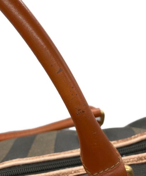 FENDI（フェンディ）FENDI (フェンディ) ボストンバッグ ブラウン×ブラックの古着・服飾アイテム