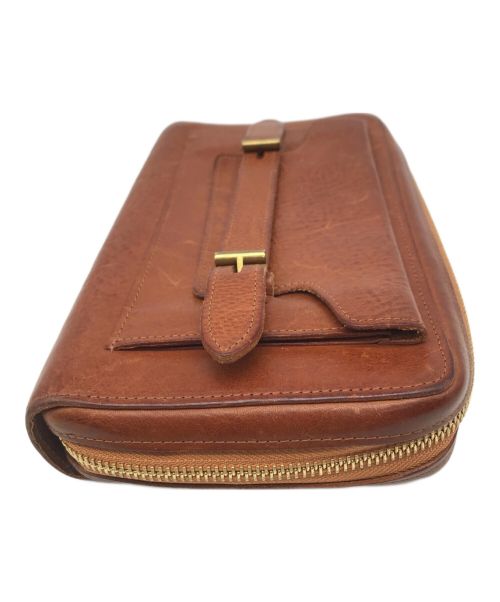 genten（ゲンテン）genten (ゲンテン) ショルダーウォレット ブラウンの古着・服飾アイテム