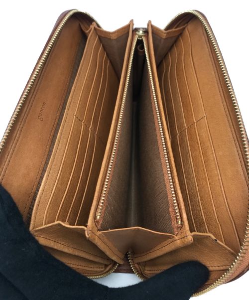 genten（ゲンテン）genten (ゲンテン) ショルダーウォレット ブラウンの古着・服飾アイテム