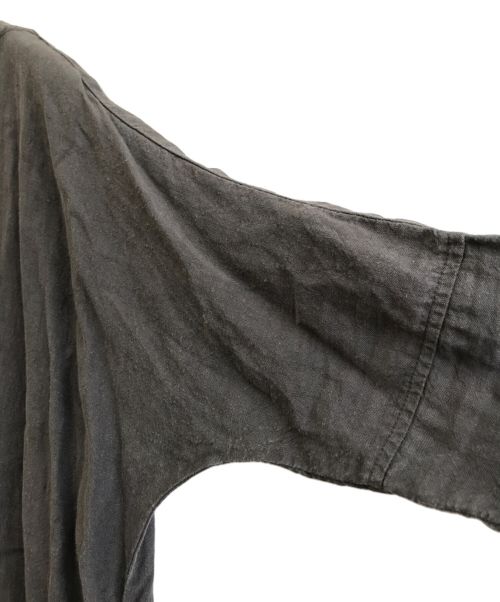 nest Robe（ネストローブ）nest Robe (ネストローブ) リネンワンピース グレー サイズ:FREEの古着・服飾アイテム