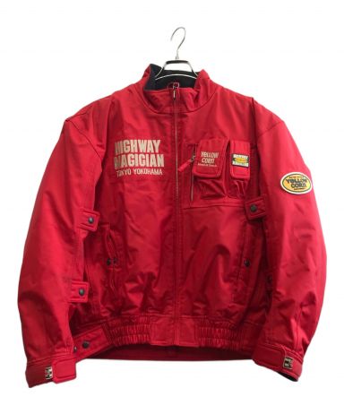 YELLOW CORN レザー ジャケット Mサイズ レッド 1047011122580572_01_9823.jpeg