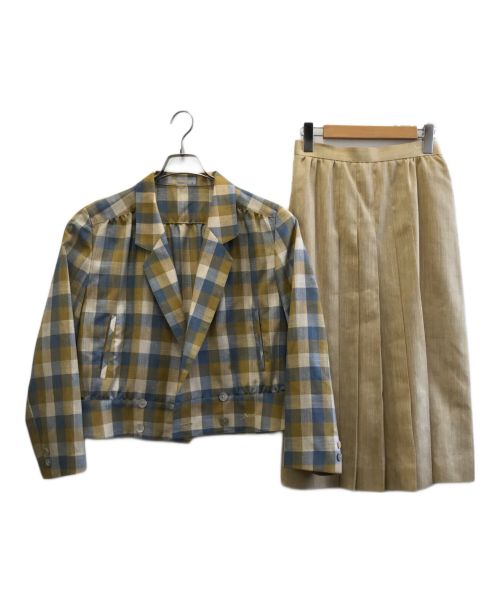 Aquascutum（アクアスキュータム）Aquascutum (アクアスキュータム) スカートセットアップ マルチカラー サイズ:Mの古着・服飾アイテム