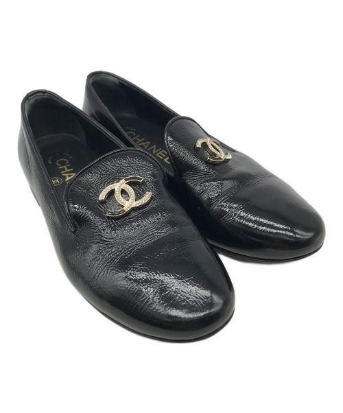 CHANEL（シャネル）CHANEL (シャネル) オペラシューズ ブラック サイズ:34 1/2Cの古着・服飾アイテム