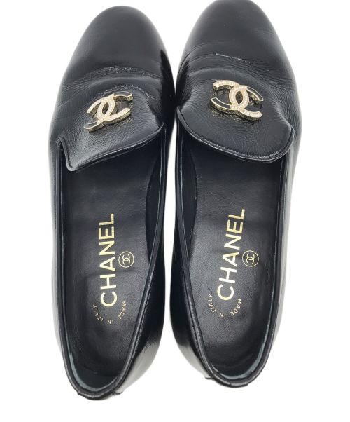 CHANEL（シャネル）CHANEL (シャネル) オペラシューズ ブラック サイズ:34 1/2Cの古着・服飾アイテム