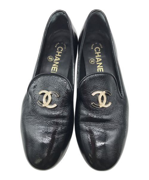 CHANEL（シャネル）CHANEL (シャネル) オペラシューズ ブラック サイズ:34 1/2Cの古着・服飾アイテム