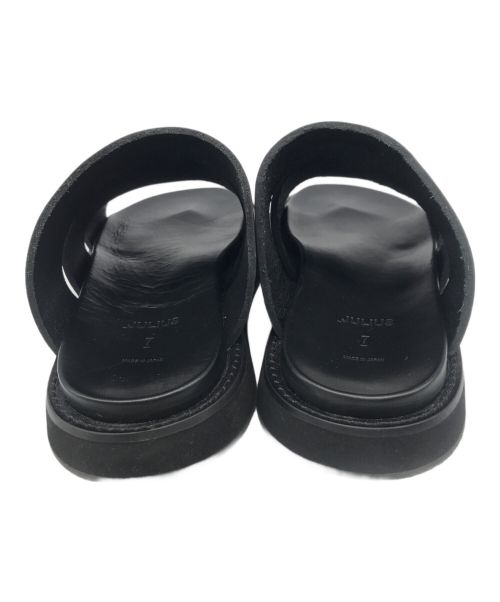 JULIUS（ユリウス）JULIUS (ユリウス) サンダル ブラック サイズ:7の古着・服飾アイテム