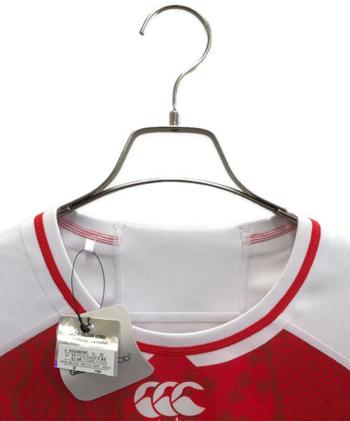 Canterbury（カンタベリー）CANTERBURY (カンタベリー) ゲームシャツ ホワイト×レッド サイズ:M 未使用品の古着・服飾アイテム