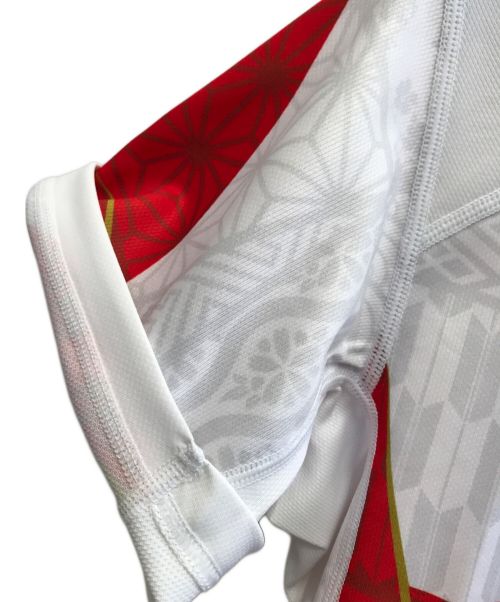 Canterbury（カンタベリー）CANTERBURY (カンタベリー) ゲームシャツ ホワイト×レッド サイズ:M 未使用品の古着・服飾アイテム