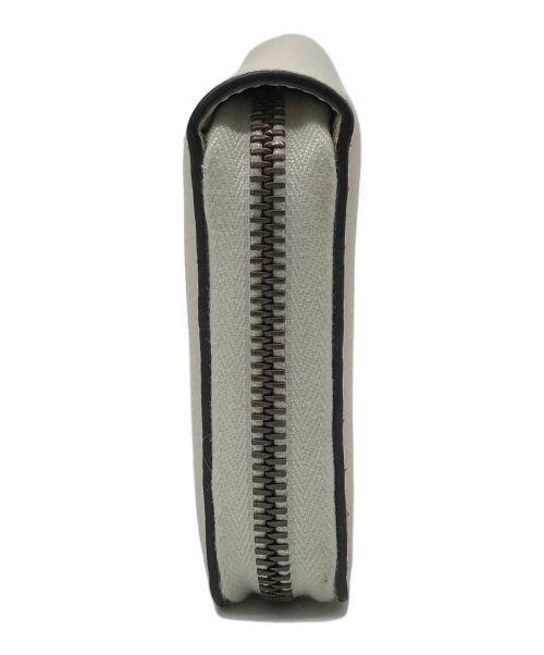 GUCCI（グッチ）GUCCI (グッチ) ラウンドファスナーウォレット アイボリーの古着・服飾アイテム