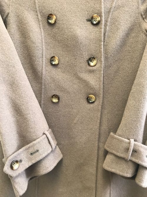 HER LIP TO（ハーリップトゥ）Her lip to (ハーリップトゥ) ダブルコート ワインレッド サイズ:Sの古着・服飾アイテム