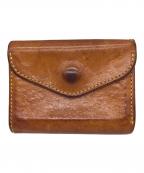 IKENOHATA GINKAWATENイケノハタ ギンカワテン）の古着「3つ折り財布」｜ブラウン