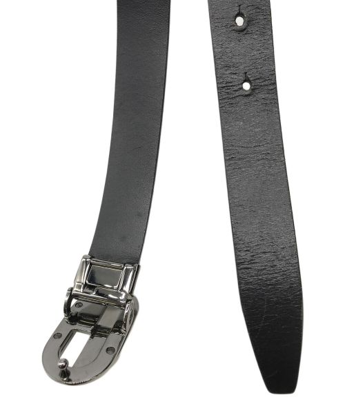 GUCCI（グッチ）GUCCI (グッチ) ベルト ブラック×シルバーの古着・服飾アイテム