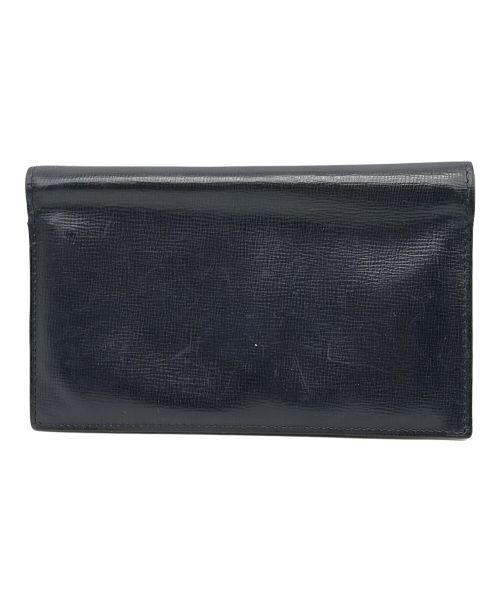 Valextra（ヴァレクストラ）Valextra (ヴァレクストラ) 2つ折り財布 ネイビーの古着・服飾アイテム