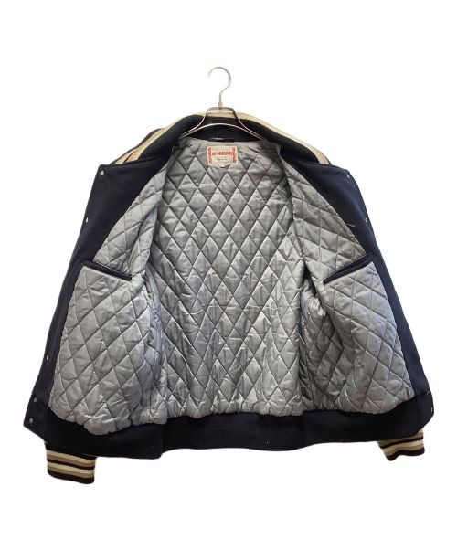McGREGOR（マックレガー）McGREGOR (マクレガー) スタジャン ネイビー×ベージュ サイズ:4Lの古着・服飾アイテム