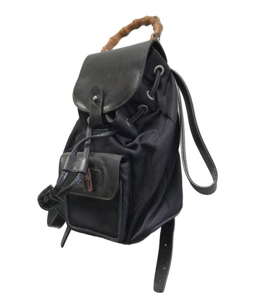 GUCCI（グッチ）GUCCI (グッチ) バンブーミニリュック ブラックの古着・服飾アイテム