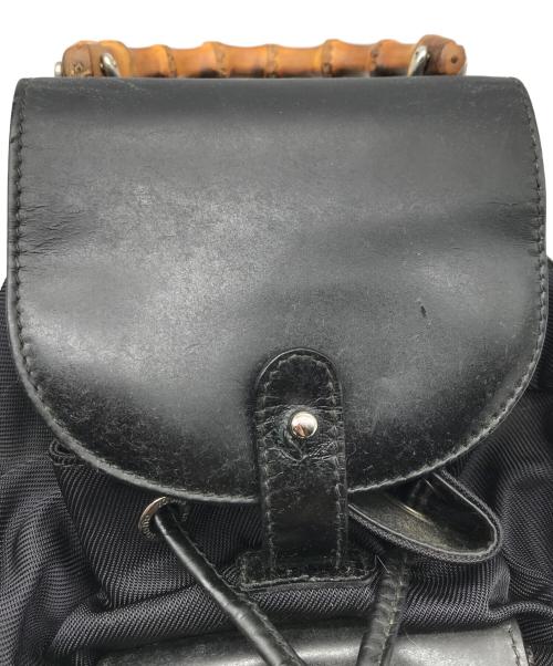 GUCCI（グッチ）GUCCI (グッチ) バンブーミニリュック ブラックの古着・服飾アイテム