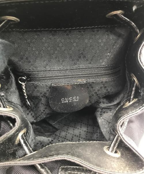 GUCCI（グッチ）GUCCI (グッチ) バンブーミニリュック ブラックの古着・服飾アイテム