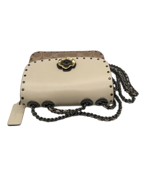 COACH（コーチ）COACH (コーチ) ショルダーポーチ ベージュの古着・服飾アイテム