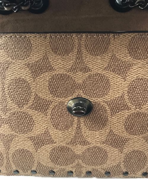 COACH（コーチ）COACH (コーチ) ショルダーポーチ ベージュの古着・服飾アイテム