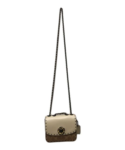 COACH（コーチ）COACH (コーチ) ショルダーポーチ ベージュの古着・服飾アイテム