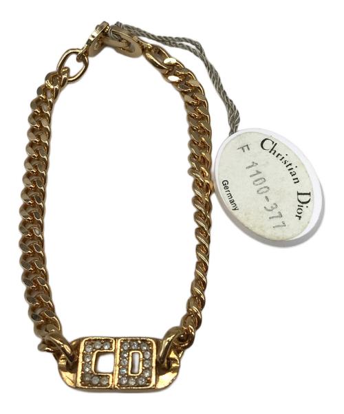 Christian Dior（クリスチャン ディオール）Christian Dior (クリスチャン ディオール) チェーンブレスレット ゴールドの古着・服飾アイテム